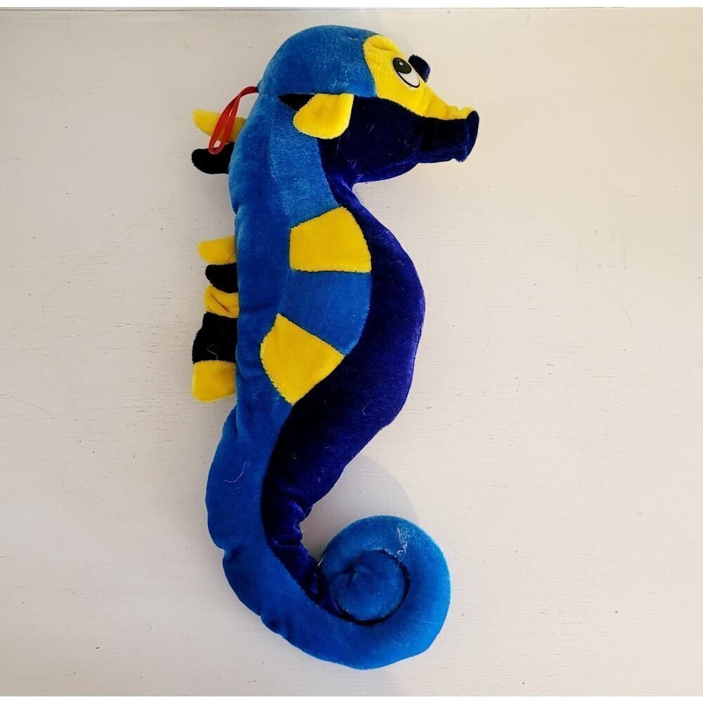 Vtg Seahorse Stuffed Animal